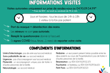 COVID-19 : informations visites